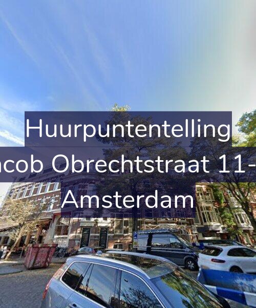 Foto gevel Huurpuntentelling voor Jacob Obrechtstraat 11-C, Amsterdam