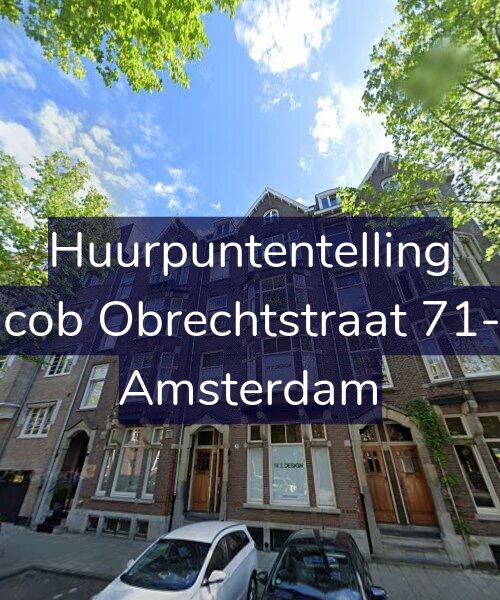 Foto gevel Huurpuntentelling voor Jacob Obrechtstraat 71-H, Amsterdam