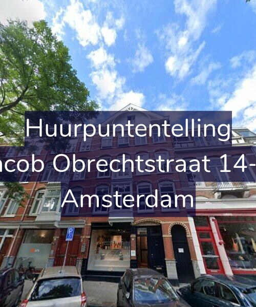 Foto gevel Huurpuntentelling voor Jacob Obrechtstraat 14-1, Amsterdam