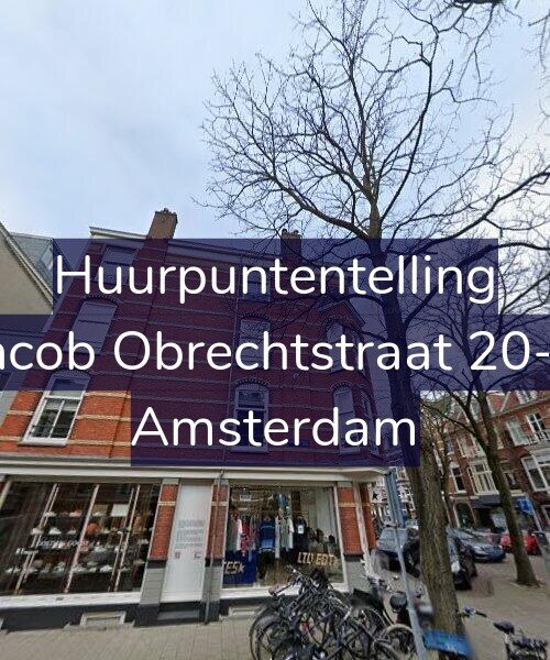 Foto gevel Huurpuntentelling voor Jacob Obrechtstraat 20-2, Amsterdam