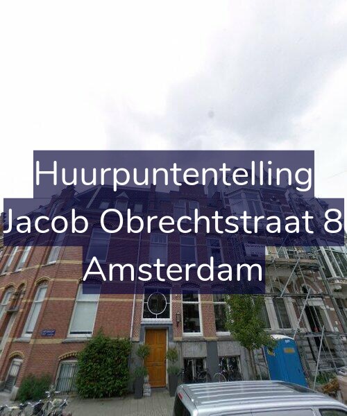 Foto gevel Huurpuntentelling voor Jacob Obrechtstraat 8, Amsterdam