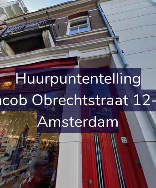 Foto gevel Huurpuntentelling voor Jacob Obrechtstraat 12-1, Amsterdam