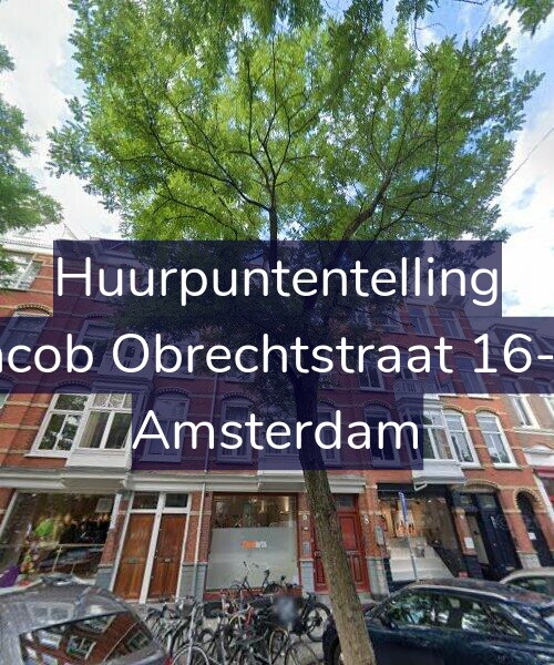 Foto gevel Huurpuntentelling voor Jacob Obrechtstraat 16-B, Amsterdam
