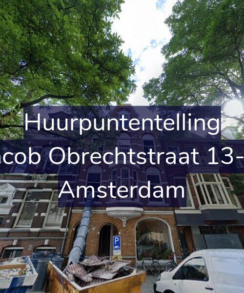 Foto gevel Huurpuntentelling voor Jacob Obrechtstraat 13-D, Amsterdam