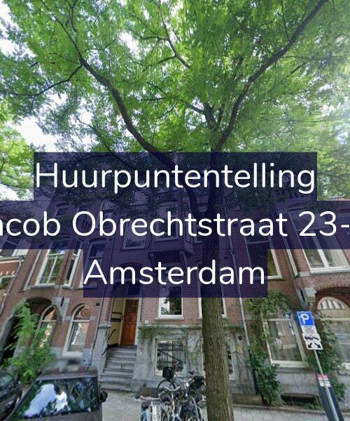 Foto gevel Huurpuntentelling voor Jacob Obrechtstraat 23-4, Amsterdam