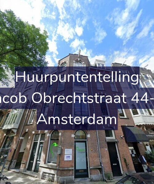 Foto gevel Huurpuntentelling voor Jacob Obrechtstraat 44-1, Amsterdam