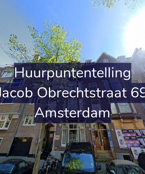 Foto gevel Huurpuntentelling voor Jacob Obrechtstraat 69, Amsterdam