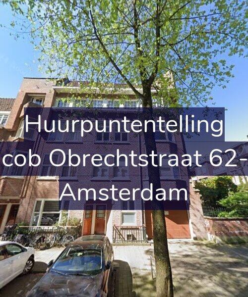 Foto gevel Huurpuntentelling voor Jacob Obrechtstraat 62-H, Amsterdam