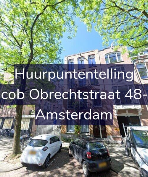 Foto gevel Huurpuntentelling voor Jacob Obrechtstraat 48-H, Amsterdam