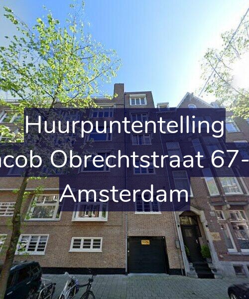 Foto gevel Huurpuntentelling voor Jacob Obrechtstraat 67-B, Amsterdam