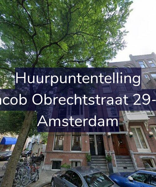 Foto gevel Huurpuntentelling voor Jacob Obrechtstraat 29-2, Amsterdam