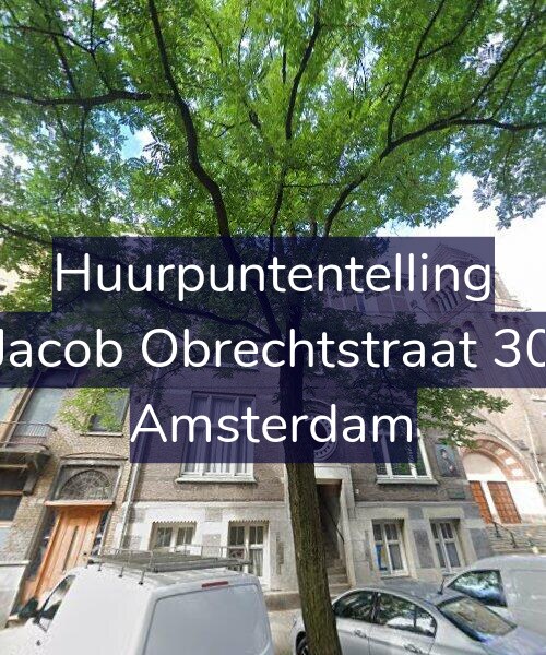 Foto gevel Huurpuntentelling voor Jacob Obrechtstraat 30, Amsterdam