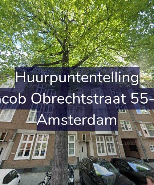 Foto gevel Huurpuntentelling voor Jacob Obrechtstraat 55-B, Amsterdam