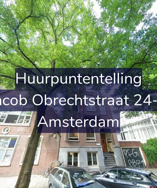 Foto gevel Huurpuntentelling voor Jacob Obrechtstraat 24-3, Amsterdam