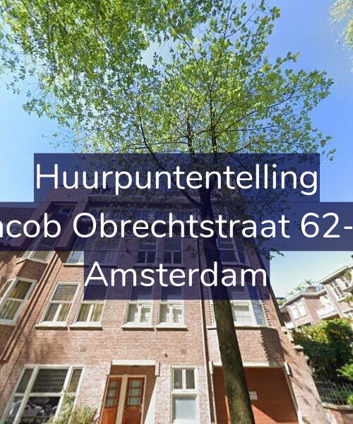 Foto gevel Huurpuntentelling voor Jacob Obrechtstraat 62-2, Amsterdam