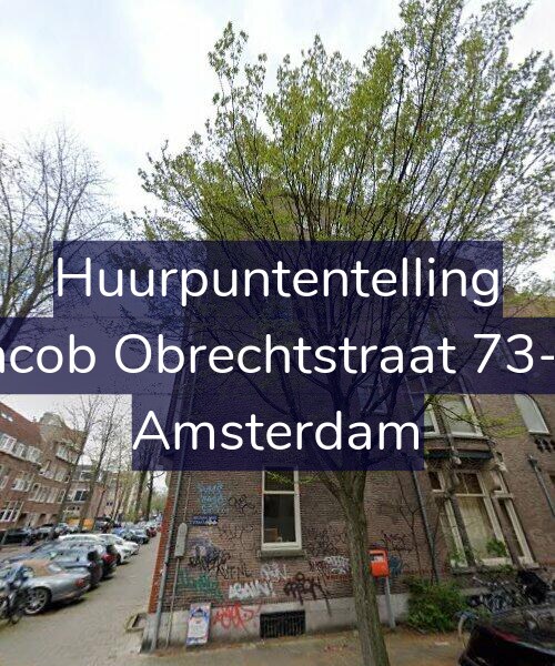 Foto gevel Huurpuntentelling voor Jacob Obrechtstraat 73-2, Amsterdam