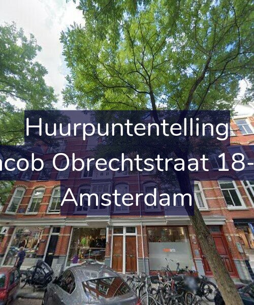 Foto gevel Huurpuntentelling voor Jacob Obrechtstraat 18-2, Amsterdam