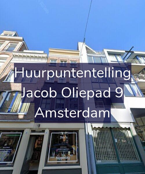 Foto gevel Huurpuntentelling voor Jacob Oliepad 9, Amsterdam
