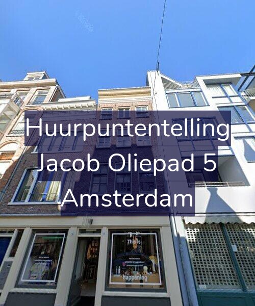 Foto gevel Huurpuntentelling voor Jacob Oliepad 5, Amsterdam