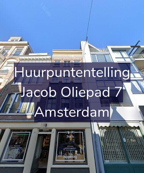 Foto gevel Huurpuntentelling voor Jacob Oliepad 7, Amsterdam