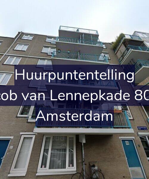 Foto gevel Huurpuntentelling voor Jacob van Lennepkade 80-C, Amsterdam