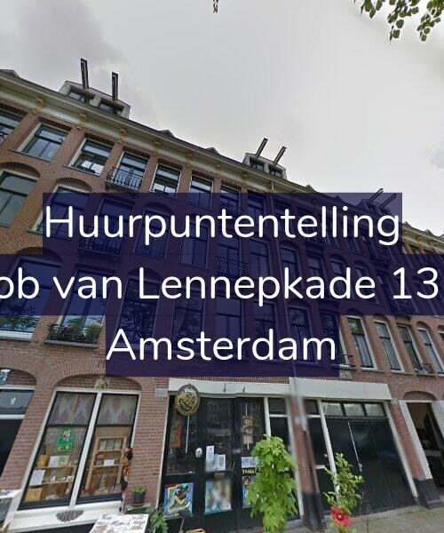 Foto gevel Huurpuntentelling voor Jacob van Lennepkade 137-2, Amsterdam