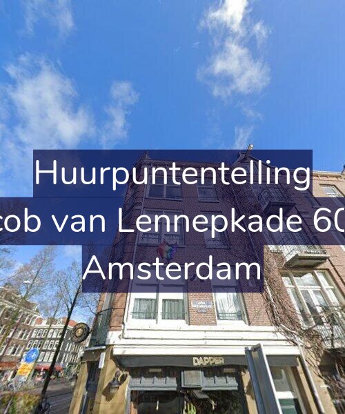 Foto gevel Huurpuntentelling voor Jacob van Lennepkade 60-3, Amsterdam