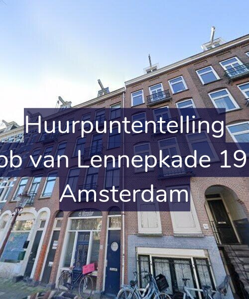 Foto gevel Huurpuntentelling voor Jacob van Lennepkade 191-2, Amsterdam
