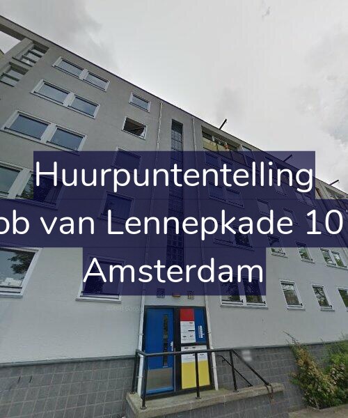 Foto gevel Huurpuntentelling voor Jacob van Lennepkade 107-C, Amsterdam
