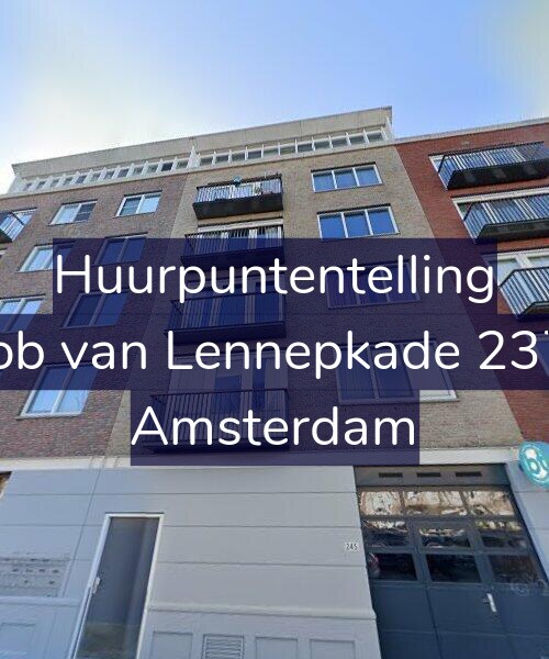 Foto gevel Huurpuntentelling voor Jacob van Lennepkade 237-D, Amsterdam