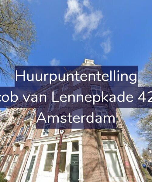 Foto gevel Huurpuntentelling voor Jacob van Lennepkade 42-2, Amsterdam