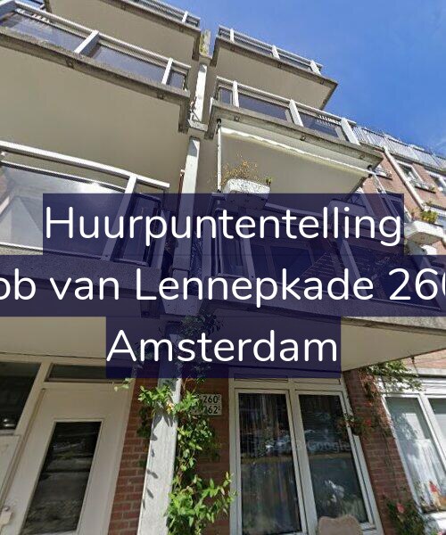 Foto gevel Huurpuntentelling voor Jacob van Lennepkade 260-D, Amsterdam