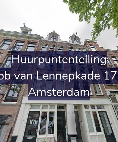 Foto gevel Huurpuntentelling voor Jacob van Lennepkade 171-2, Amsterdam