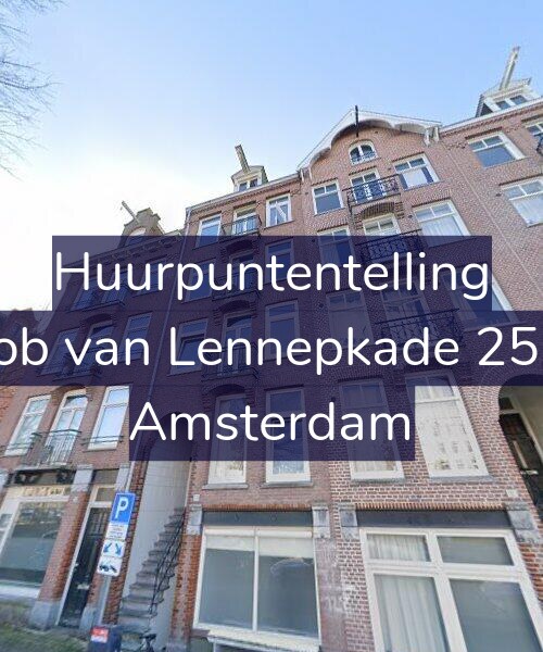 Foto gevel Huurpuntentelling voor Jacob van Lennepkade 259-2, Amsterdam
