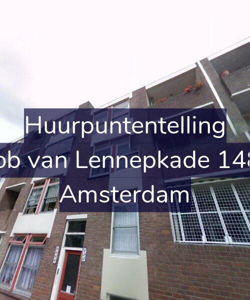 Foto gevel Huurpuntentelling voor Jacob van Lennepkade 148-D, Amsterdam