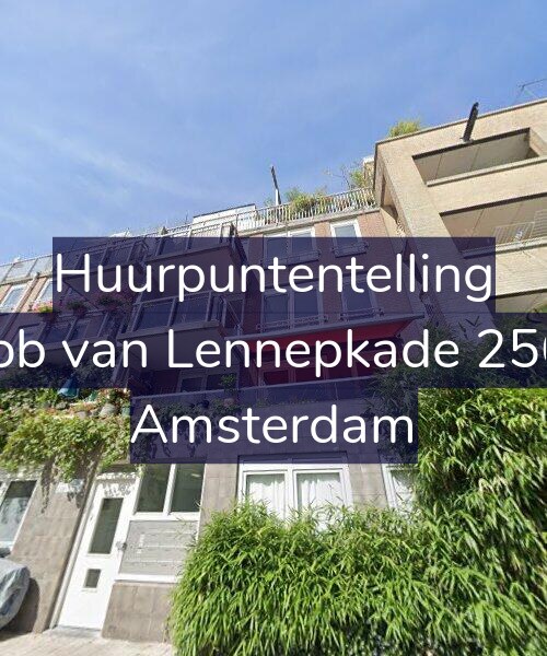 Foto gevel Huurpuntentelling voor Jacob van Lennepkade 256-A, Amsterdam
