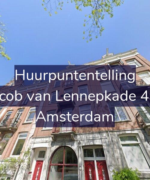 Foto gevel Huurpuntentelling voor Jacob van Lennepkade 4-2, Amsterdam