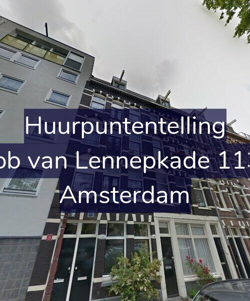 Foto gevel Huurpuntentelling voor Jacob van Lennepkade 113-H, Amsterdam