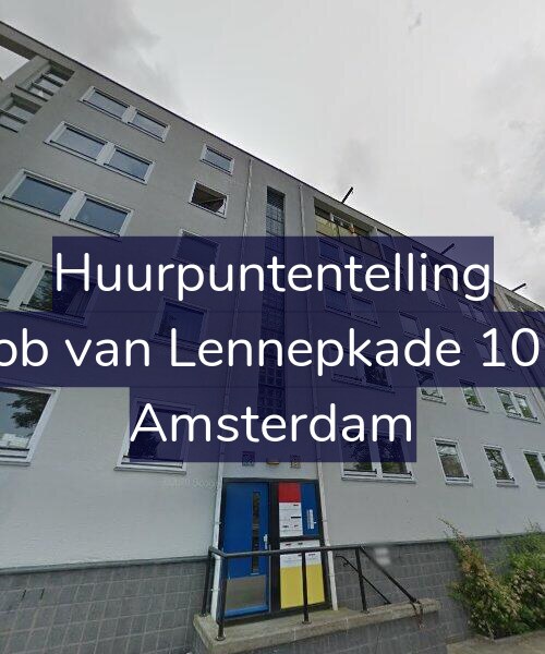 Foto gevel Huurpuntentelling voor Jacob van Lennepkade 107-E, Amsterdam