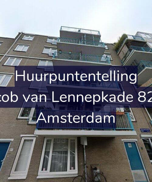 Foto gevel Huurpuntentelling voor Jacob van Lennepkade 82-E, Amsterdam