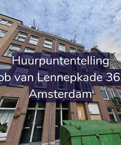 Foto gevel Huurpuntentelling voor Jacob van Lennepkade 364-1, Amsterdam