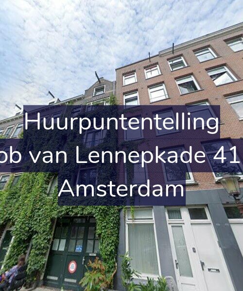 Foto gevel Huurpuntentelling voor Jacob van Lennepkade 412-E, Amsterdam