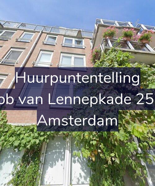 Foto gevel Huurpuntentelling voor Jacob van Lennepkade 258-E, Amsterdam