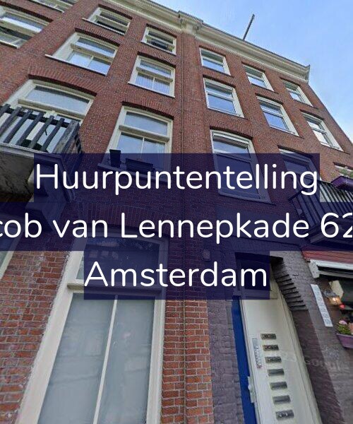 Foto gevel Huurpuntentelling voor Jacob van Lennepkade 62-E, Amsterdam
