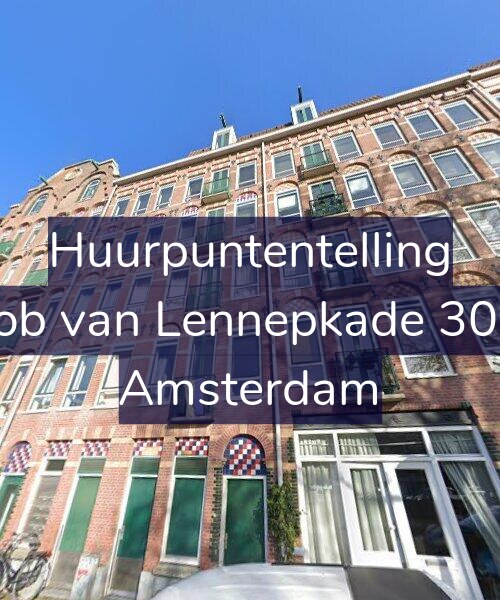 Foto gevel Huurpuntentelling voor Jacob van Lennepkade 306-F, Amsterdam