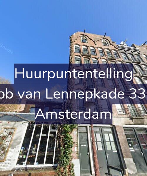Foto gevel Huurpuntentelling voor Jacob van Lennepkade 332-3, Amsterdam