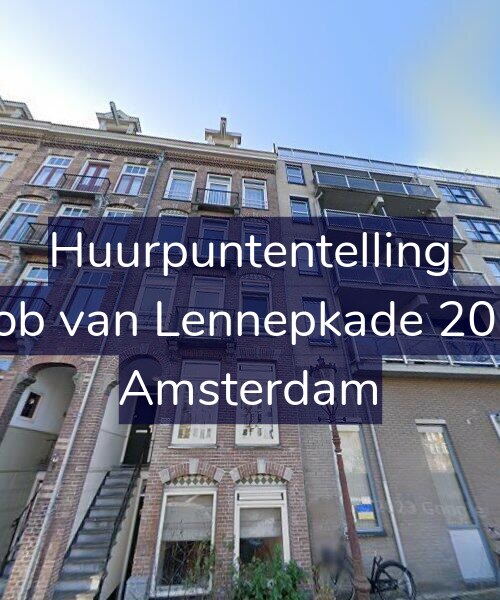 Foto gevel Huurpuntentelling voor Jacob van Lennepkade 209-2, Amsterdam