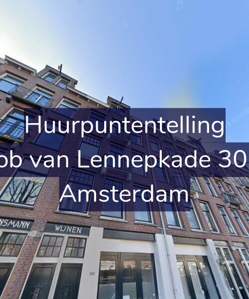 Foto gevel Huurpuntentelling voor Jacob van Lennepkade 303-3, Amsterdam
