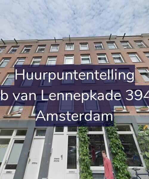 Foto gevel Huurpuntentelling voor Jacob van Lennepkade 394-2B, Amsterdam