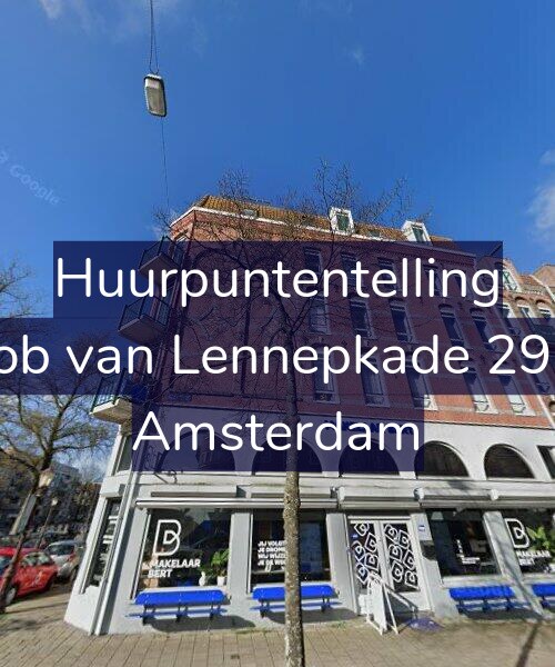 Foto gevel Huurpuntentelling voor Jacob van Lennepkade 292-E, Amsterdam